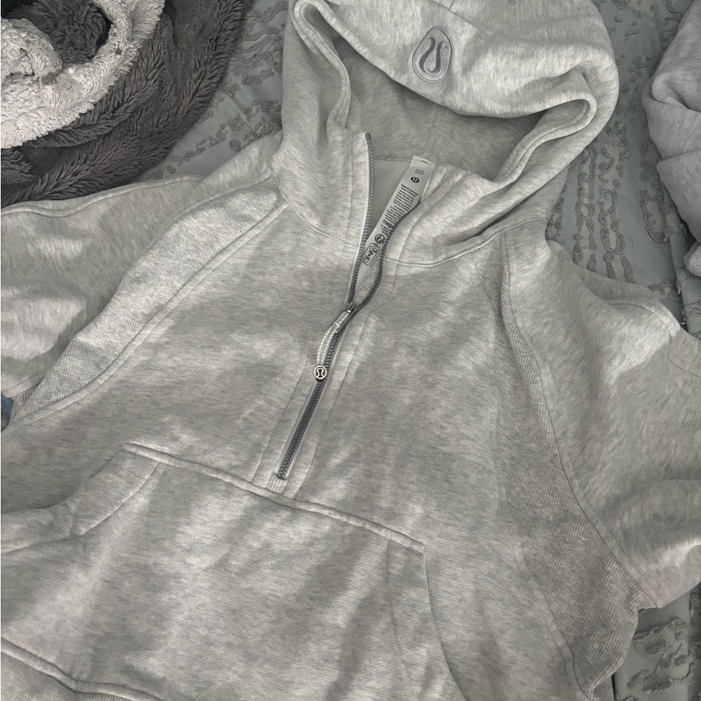 lululemon athletica Gray Crew Neck Sweater
